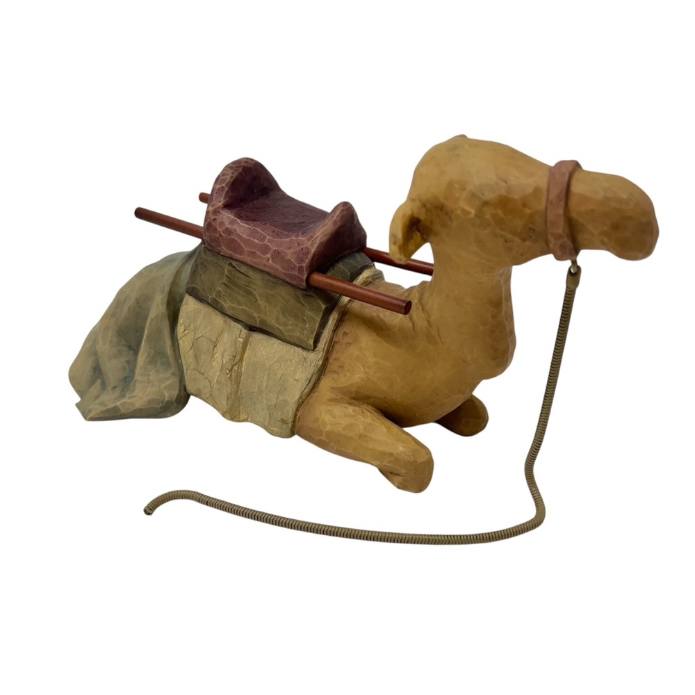Willow Tree Camel Figurine - Tan and Green